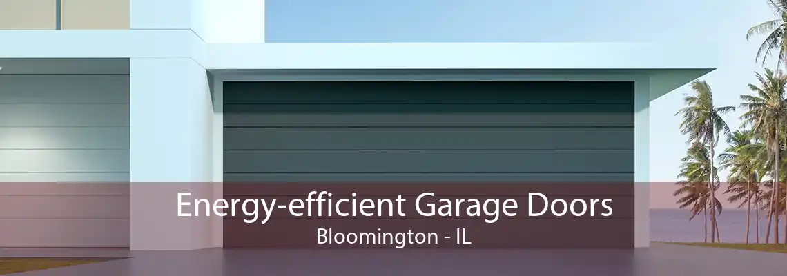 Energy-efficient Garage Doors Bloomington - IL