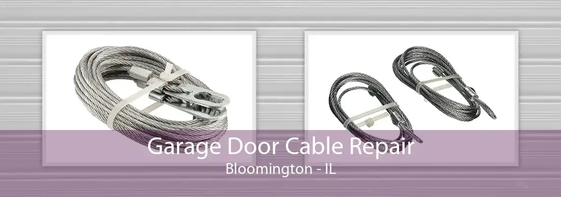 Garage Door Cable Repair Bloomington - IL