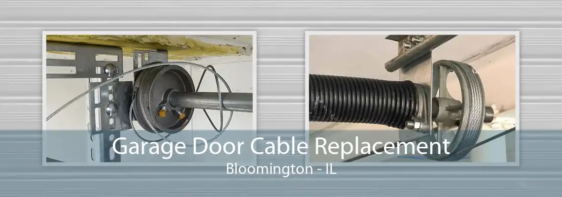 Garage Door Cable Replacement Bloomington - IL