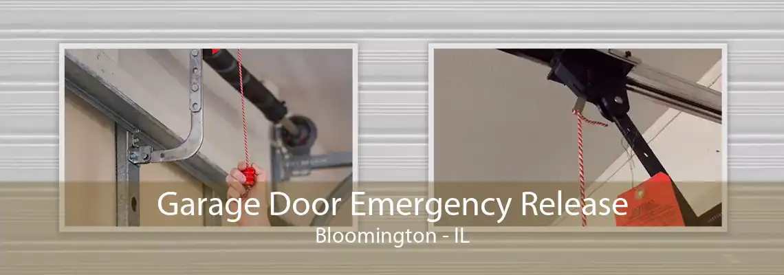 Garage Door Emergency Release Bloomington - IL