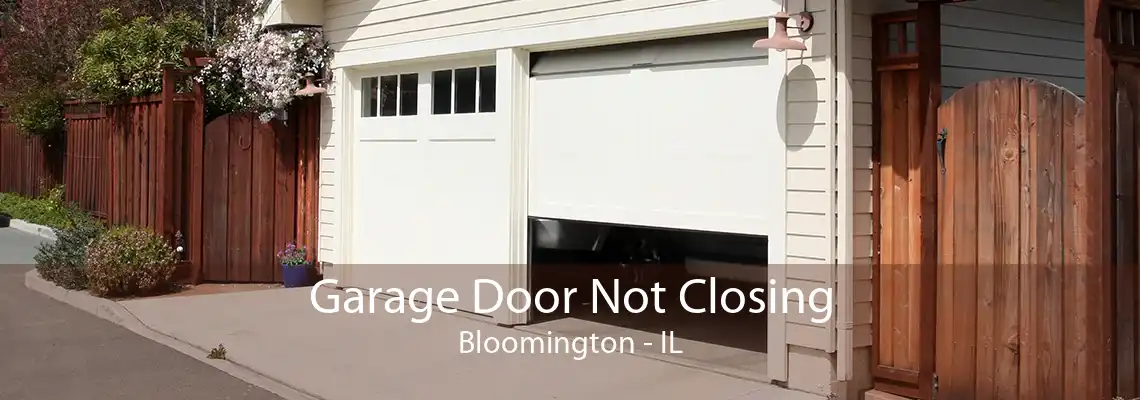 Garage Door Not Closing Bloomington - IL