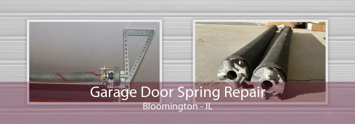 Garage Door Spring Repair Bloomington - IL