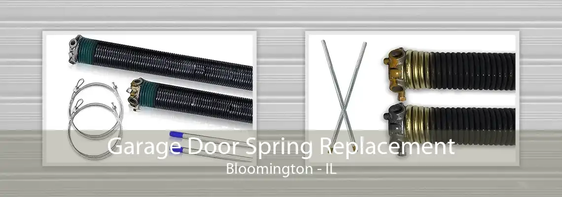 Garage Door Spring Replacement Bloomington - IL