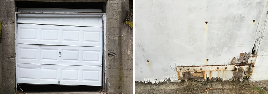 Rotten Commercial Garage Door Repair in Bloomington, IL